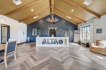 The lobby or reception area at alamo inn and suites